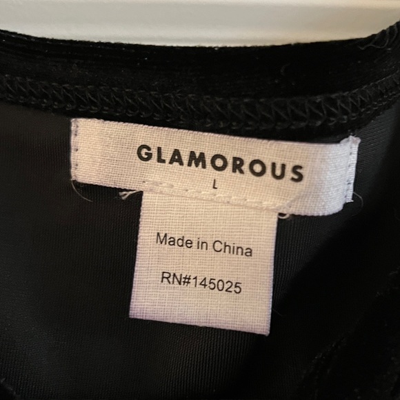 NWOT Glamorous Cutout Thong Bodysuit size Large - Picture 8 of 10